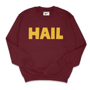 Savior Hail Washington Commanders Football Crewneck Sweatshirt Women's S